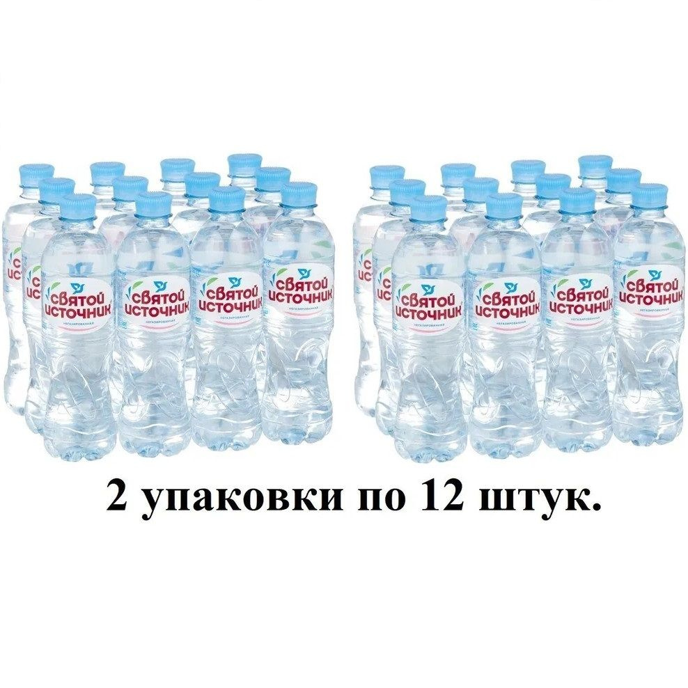 Святой источник 0,5л*24 шт., негазированная вода #1