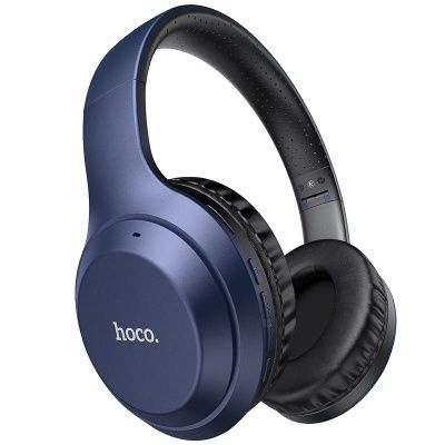 hoco Наушники с микрофоном W30, Bluetooth, microUSB, синий #1