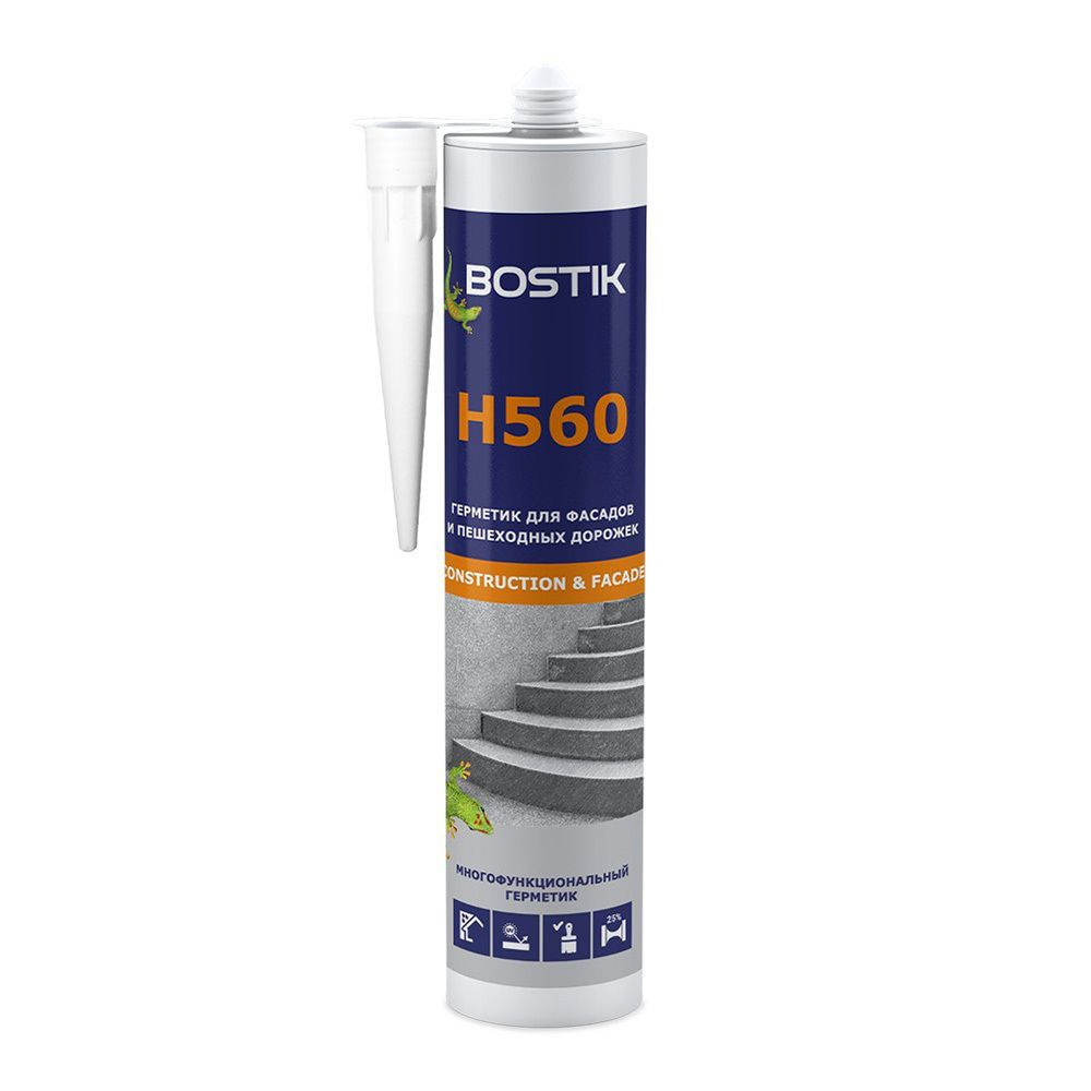 Герметик гибридный Bostik H Seal'n'flex all weather светло-серый 290 мл  #1