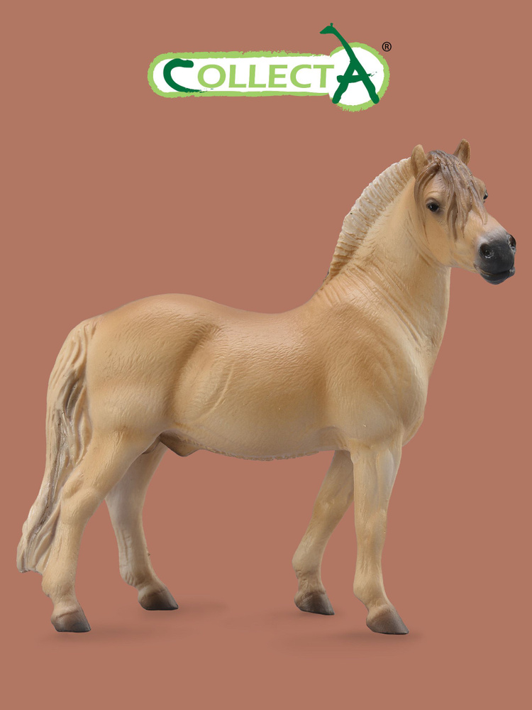 Фигурка Коллекта лошадь Жеребец Фьордский бурый ,88591b #1