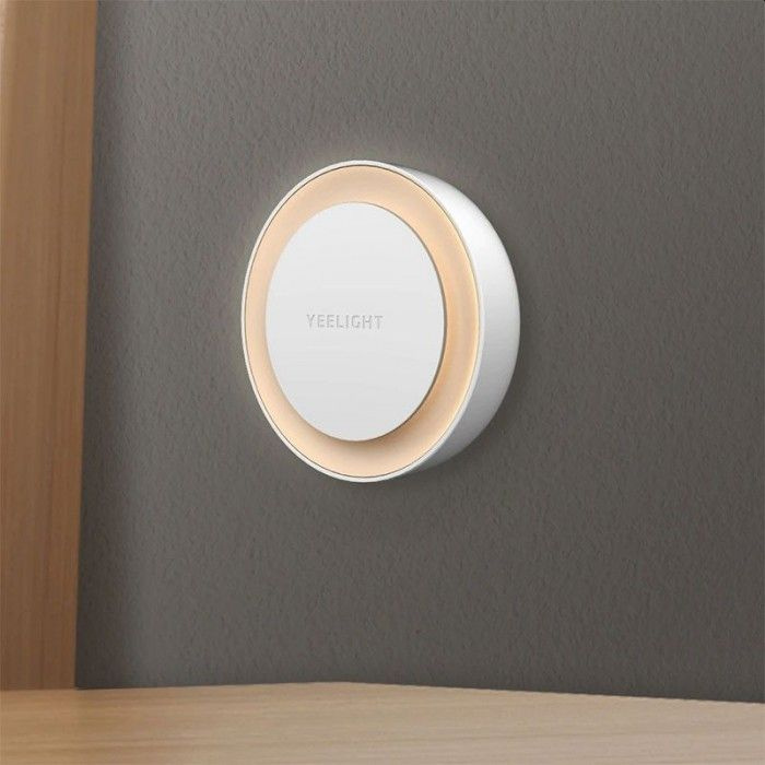 Xiaomi (комплект 2 шт) ночник Yeelight Plug-in Light Sensor Nightlight (YLYD11YL), белый (глобальная #1