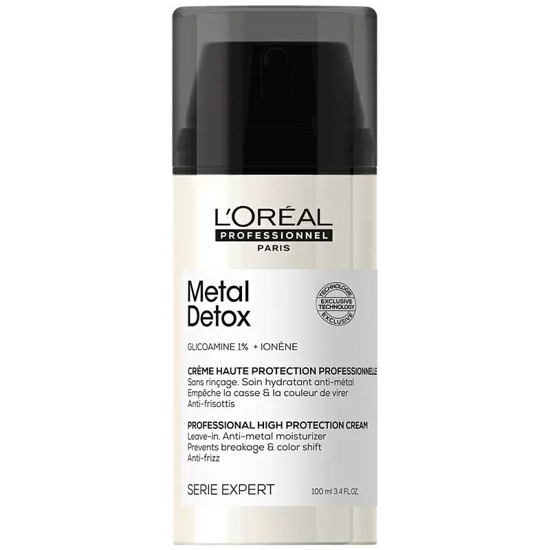Крем несмываемый L'Oreal Professionnel Metal Detox с двойной защитой от ломкости волос, 100 мл  #1