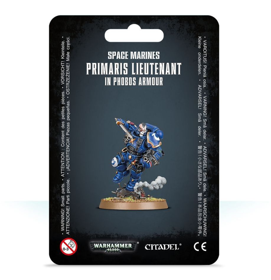 Набор миниатюр для настольной игры Warhammer 40000 - Space Marines Primaris Lieutenant in Reiver Armour #1