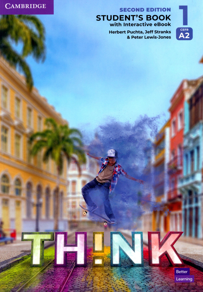 Think. Level 1. A2. Second Edition. Students Book with Interactive eBook / Учебник | Herbert Puchta, #1