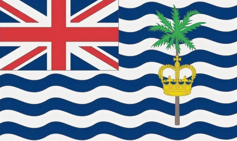 Флаг Британской Территории в Индийском Океане 90х135 см с люверсами  #1