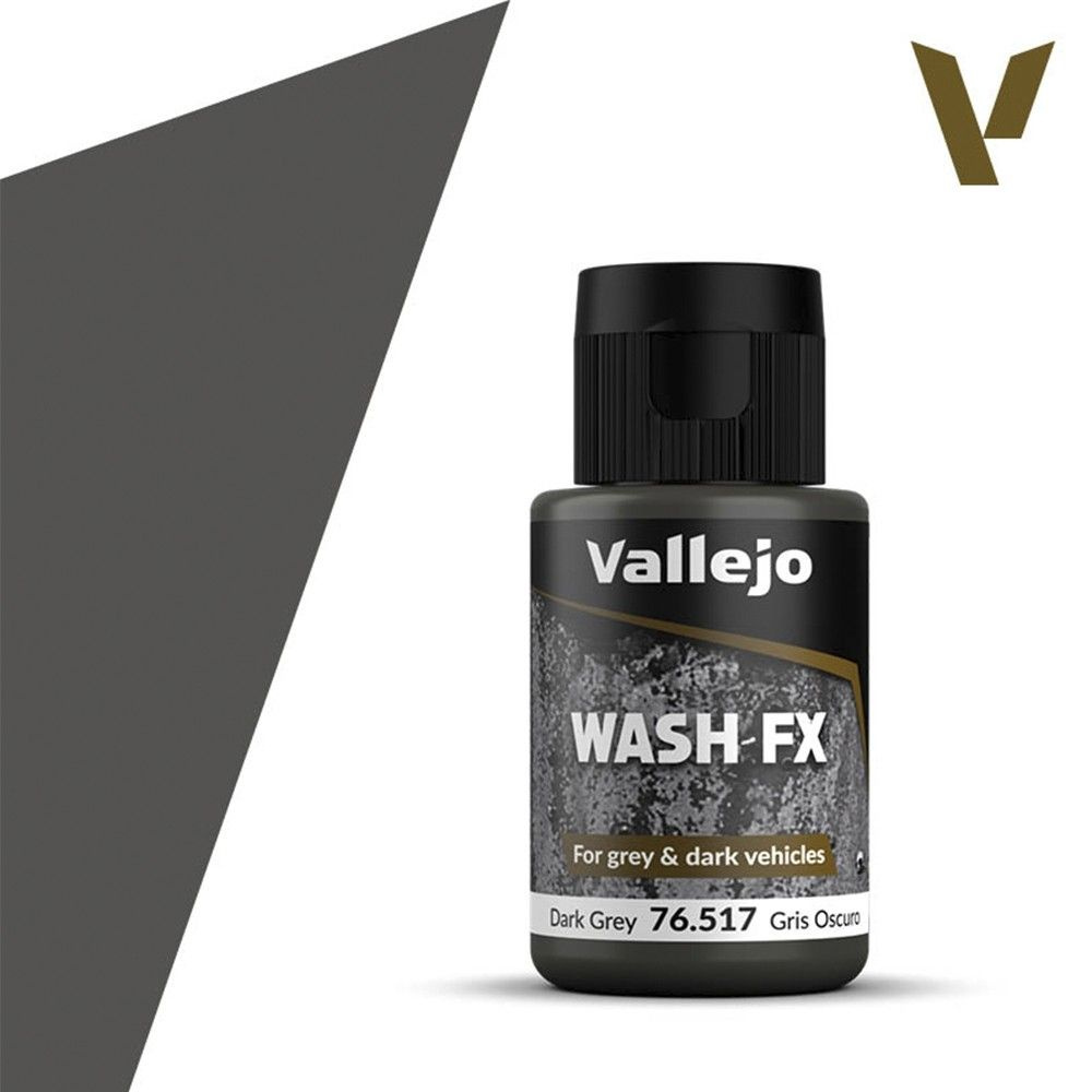 Тонирующая жидкость Vallejo, серия "Model Wash", цвет 76.517 Dark Grey #1