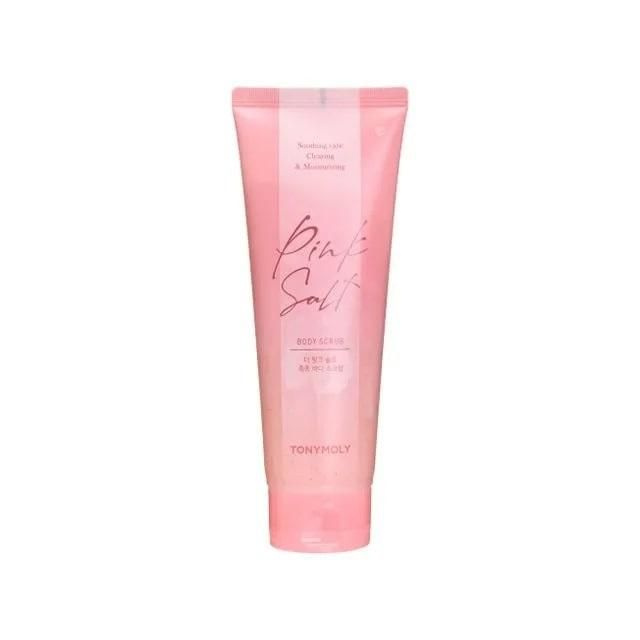 TONYMOLY THE PINK SALT CHOK CHOK BODY SCRUB Скраб для тела с гималайской розовой солью 195г  #1