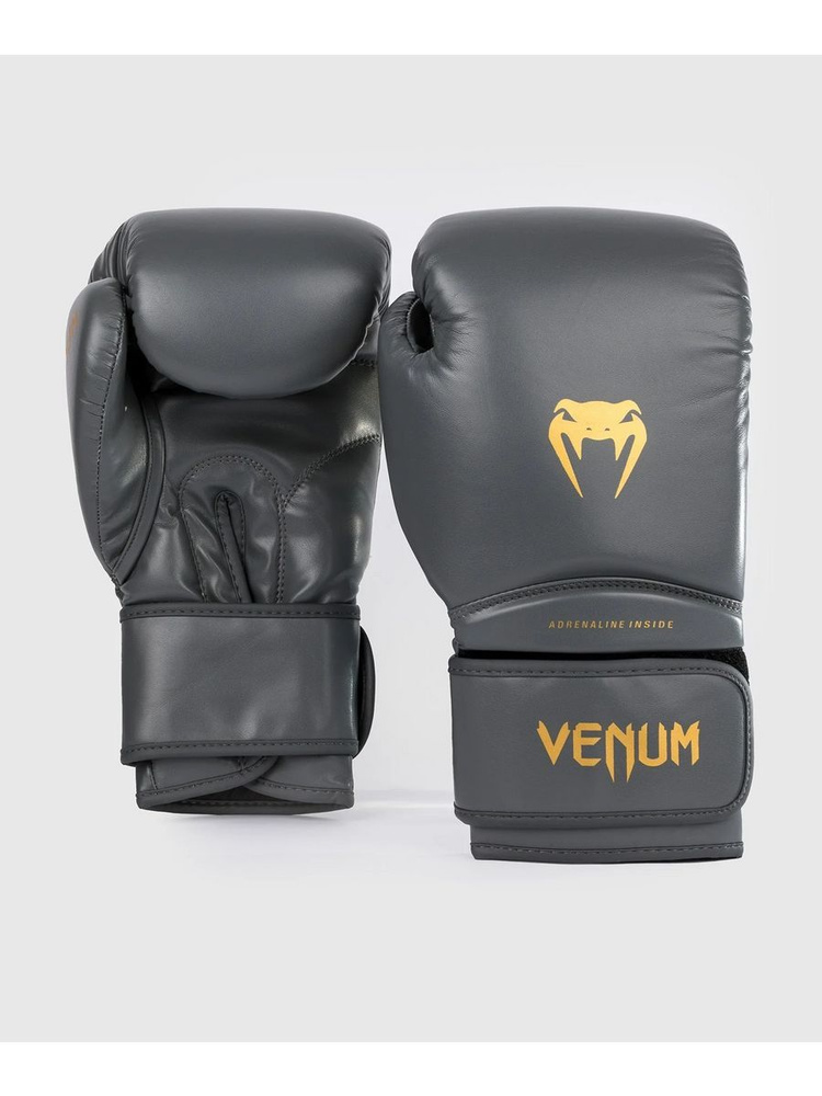 Перчатки боксерские Venum Contender 1.5 Grey/Gold (14) #1