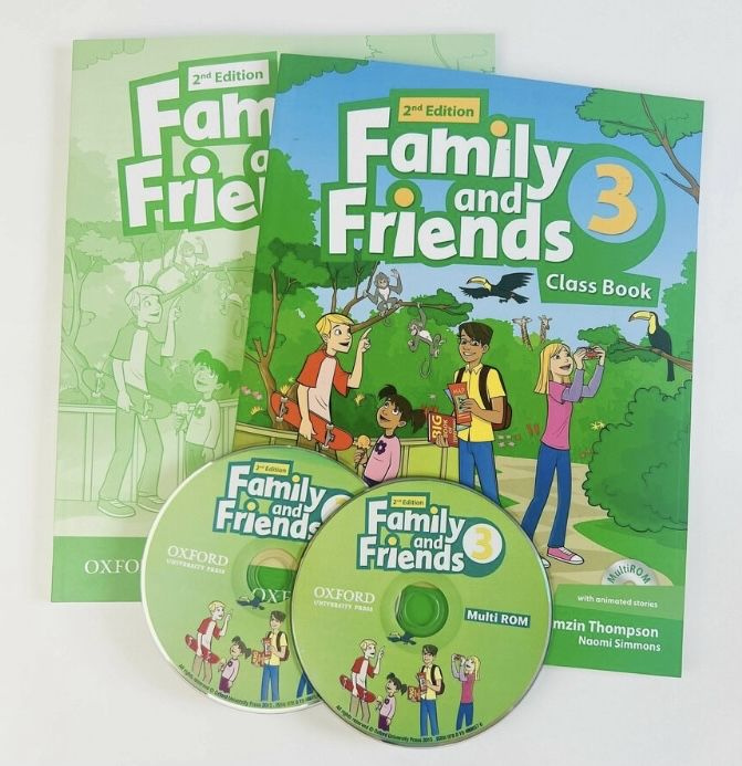 Family and Friends 3 (2nd edition) Class Book + Workbook + CD #1