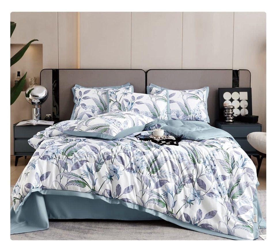Комплект постельного белья с одеялом, ЕВРО (простыня без резинки)  #1