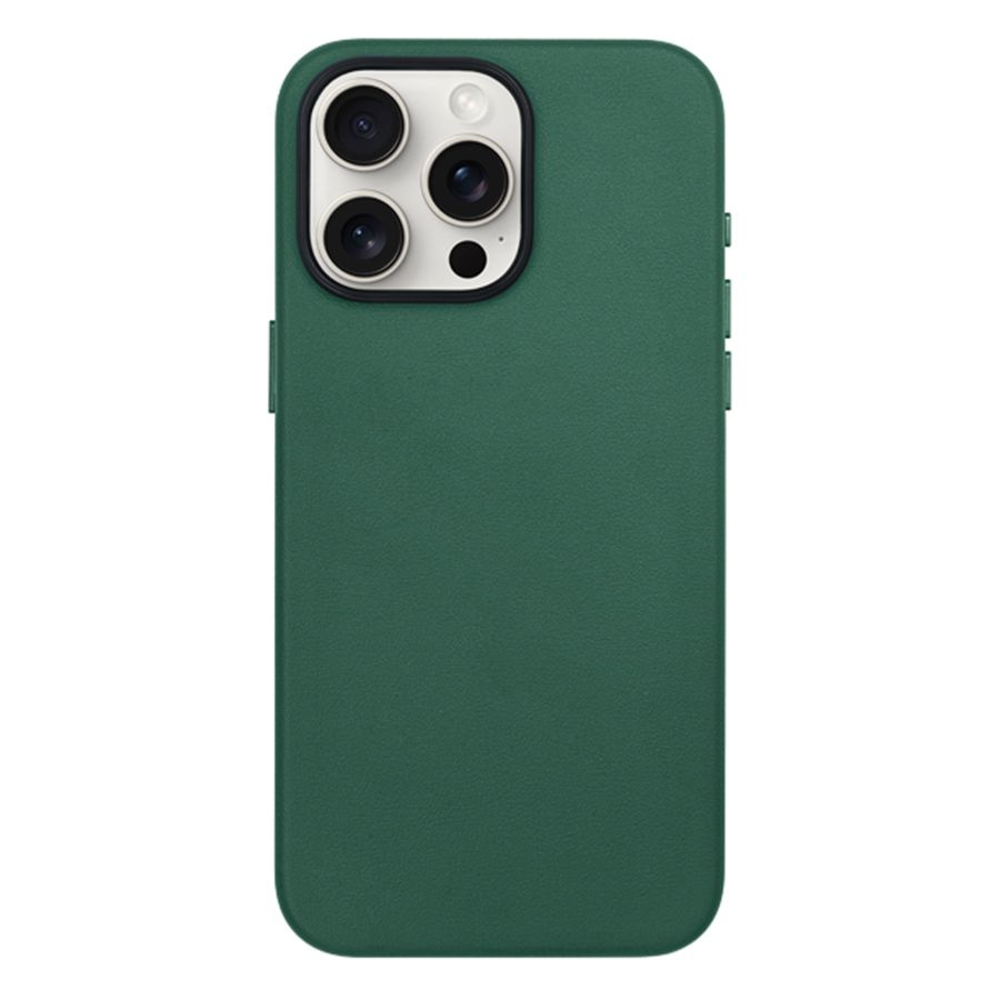 Чехол Leather Case KZDOO Noble Collection для iPhone 15 Pro 6.1", зеленый (5) #1