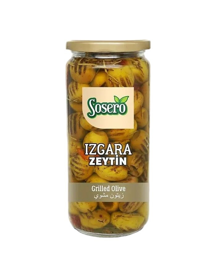 Sosero Izgara Zeytin Оливки на гриле в масле, 450 гр, Турция #1