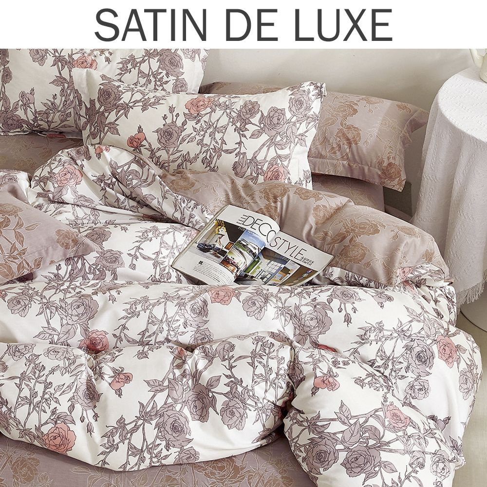 Постельное белье 2 спальное Cleo Satin de Luxe комплект пододеяльник на молнии сатин хлопок  #1