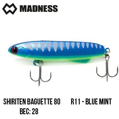 Воблер Madness Shiriten Baguette 80 80mm 28g #1