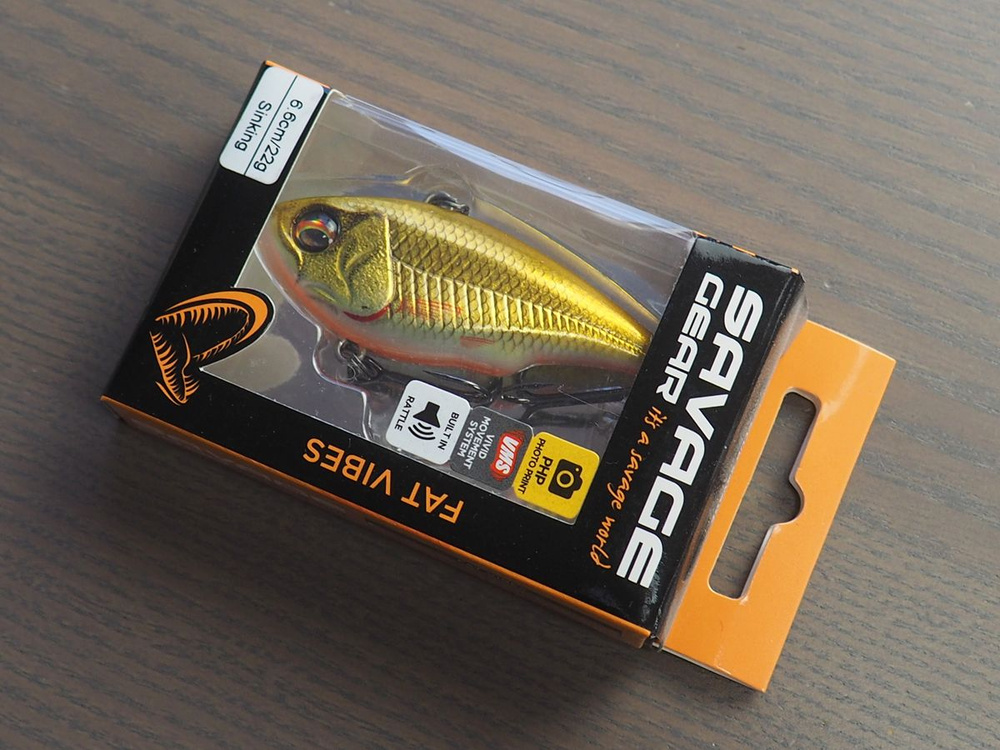 Воблер для рыбалки Savage Gear Fat Vibes 6,6см 22гр Dirty Roach 71674 #1