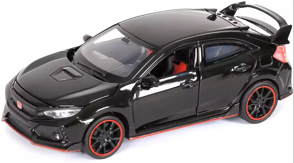 Модель машины MINIAUTO Honda Civic Type R 1:32 свет, звук, инерционный механизм  #1