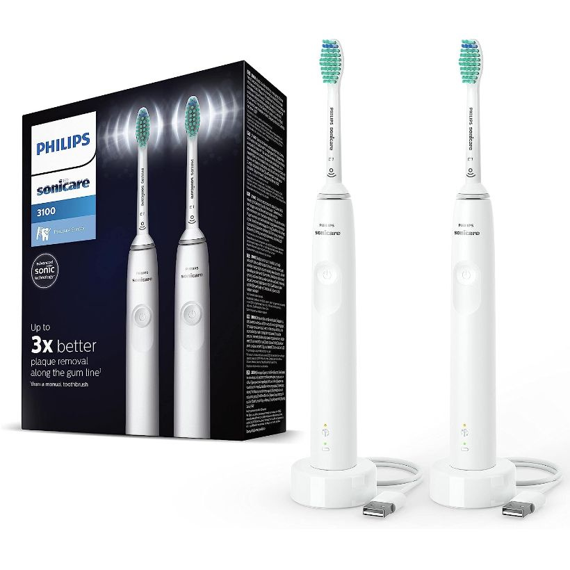 Набор электрических зубных щеток Philips Sonicare 3100 HX3675/13 белый  #1