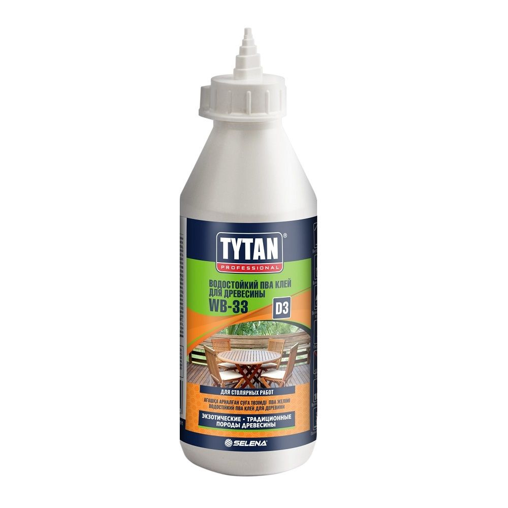 Клей для древесины ПВА водостойкий Tytan Professional D3 (750гр) #1