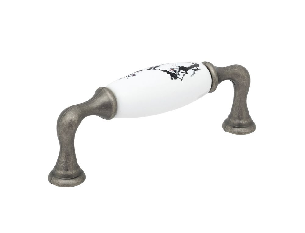 Ручка-скоба мебельная Casalingo ЦАМ 96 мм цвет серебро #1