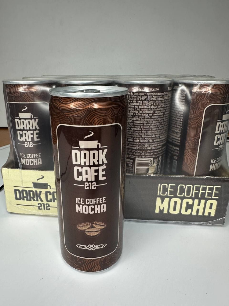 Холодный Кофейный напиток Dark Cafe Ice Coffee Mocha 250 мл*12шт #1