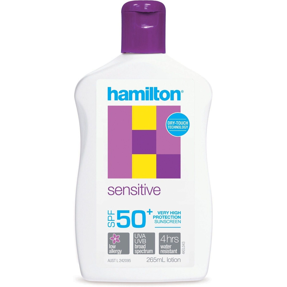 HAMILTON Sensitive SPF 50+ Солнцезащитный лосьон для чувствительной кожи  #1