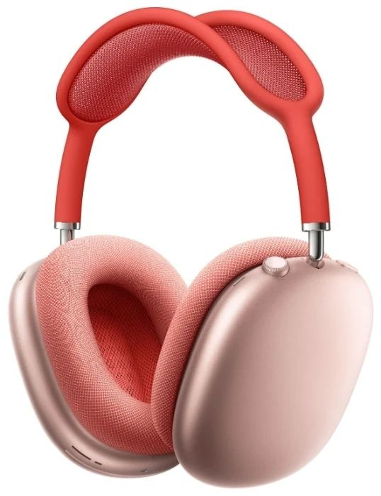 Apple Наушники беспроводные с микрофоном Apple AirPods Max, Bluetooth, Lightning, розовый  #1
