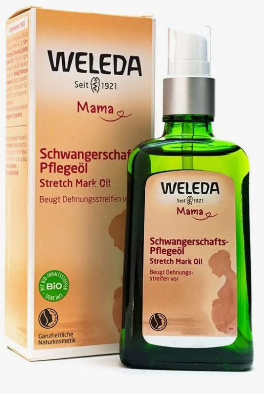 МАСЛО ДЛЯ ПРОФИЛАКТИКИ РАСТЯЖЕК WELEDA schwangerschafts-pflegel 100мл, Швейцария  #1