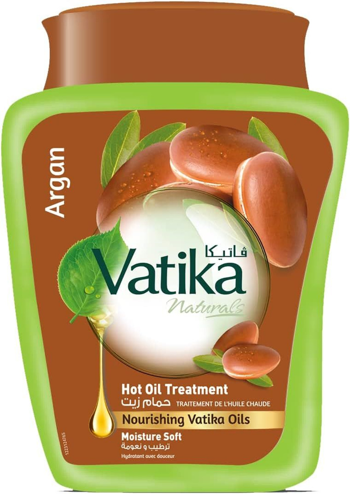 Dabur Vatika Маска для волос Увлажнение и смягчение, 500 грамм #1