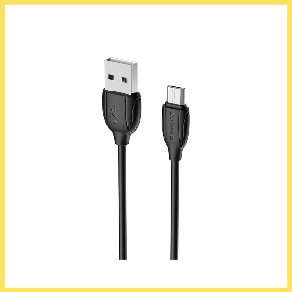 Кабель USB - MicroUSB Borofone BX19 Черный #1