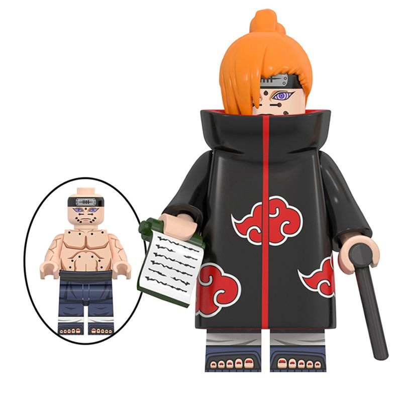 фигурок Конструктор Миницигулы , аниме Наруто (Naruto совместимы с лего)-Pain(4.5см, пакет)-M139  #1