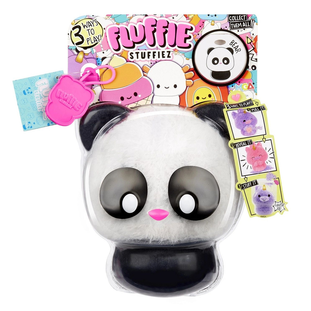 Мягкие игрушки Щипай FLUFFIE STUFFIEZ маленькая Панда #1