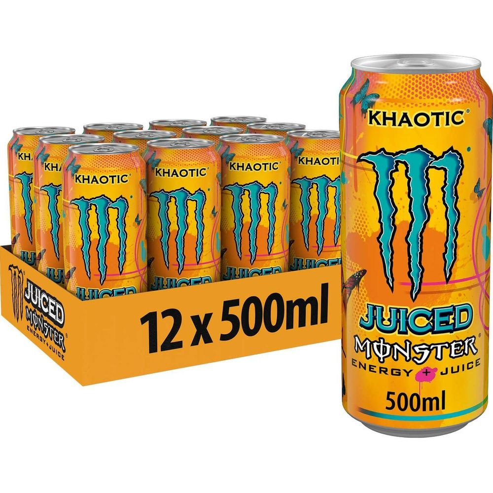 Энергетик Monster Energy Khaotic 12шт по 500мл из Европы #1