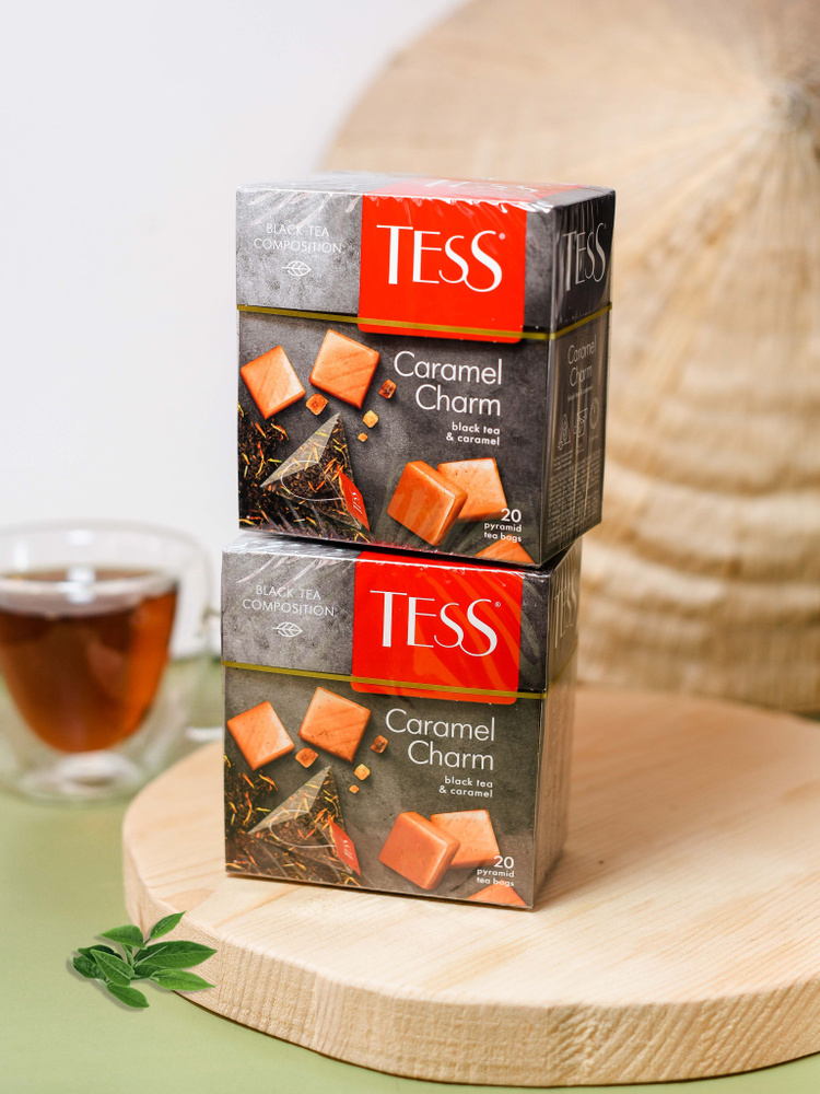 чай черный TESS карамель 2шт*20 пир(07.25)№2а #1