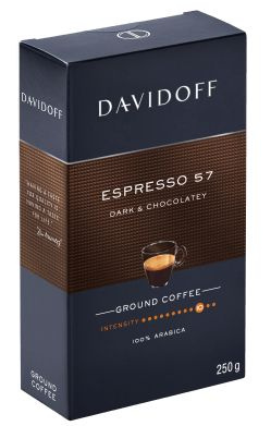 Davidoff Espresso 57 Dark and Chocolatey кофе молотый 250г в/у #1