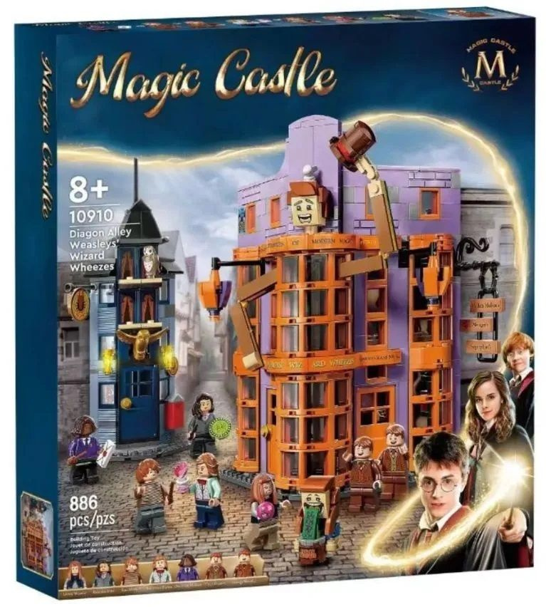 Конструктор Magic Castle 10910 "Косой Переулок: Волшебные вредилки Уизли", 834 детали  #1