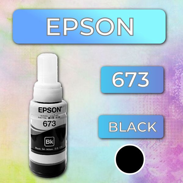 Epson 673 Чернила, оригинал в тех. упаковке. Черный (black),1шт #1