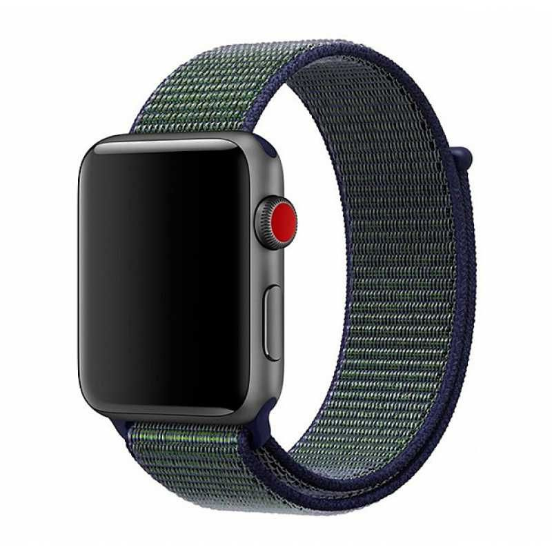 Ремешок для Apple Watch Sport Loop 42/ 44 темно-зеленый #1