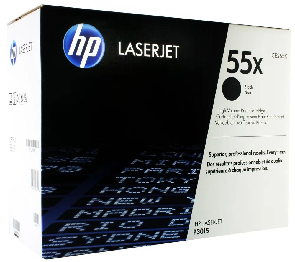 Картридж CE255X (55X) Black для принтера HP LaserJet Pro M521; M521dn; M521dw #1