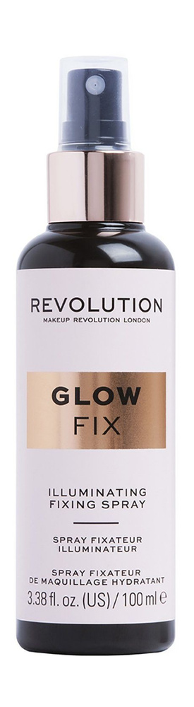 Спрей для фиксации макияжа со светоотражающими частицами Glow Fix Illuminating Fixing Spray, 230 мл  #1