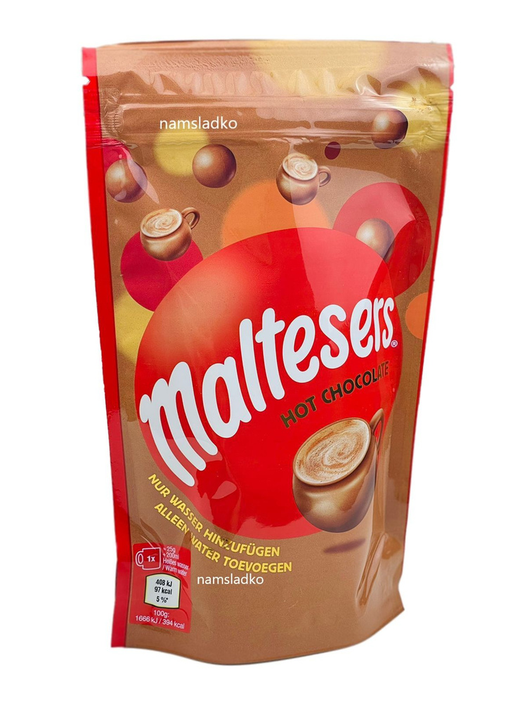 Горячий шоколад Мальтизерс (Maltesers Hot Chocolate) 140 гр, Великобритания  #1
