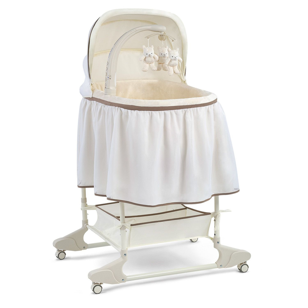 Колыбель-кроватка для новорожденного с электронной системой укачивания Simplicity GL4050 Auto (Latteria) #1