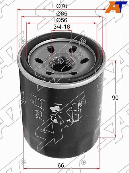 Фильтр масляный SUZUKI SX4 M15A M16A GRAND VITARA JB416 ESCUDO J20A J24B JIMNY M13A G13BB SWIFT G13A #1