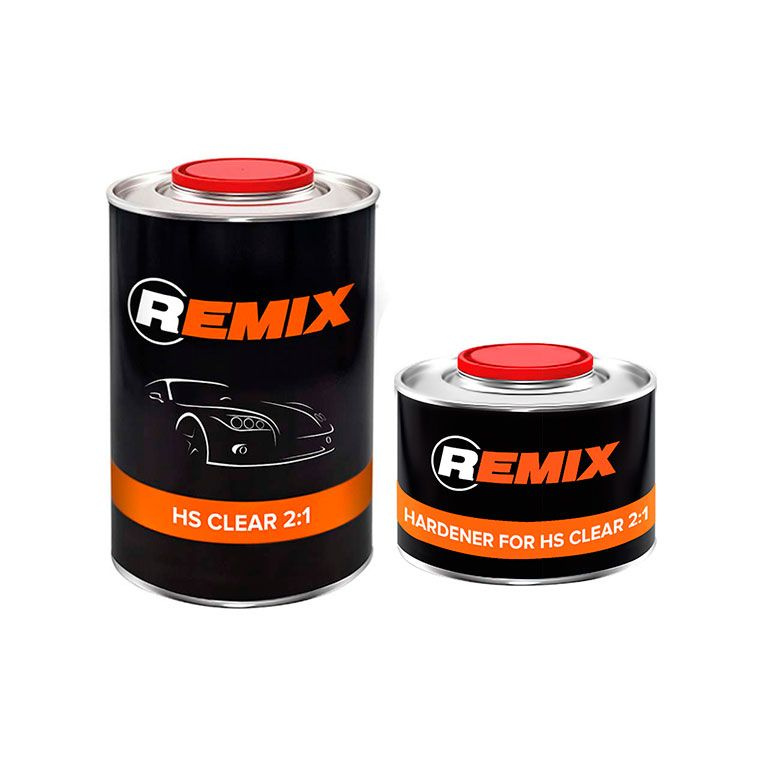 Remix Лак автомобильный, цвет: прозрачный, 1500 мл, для автомобилей Ford, Opel, 1 шт.  #1