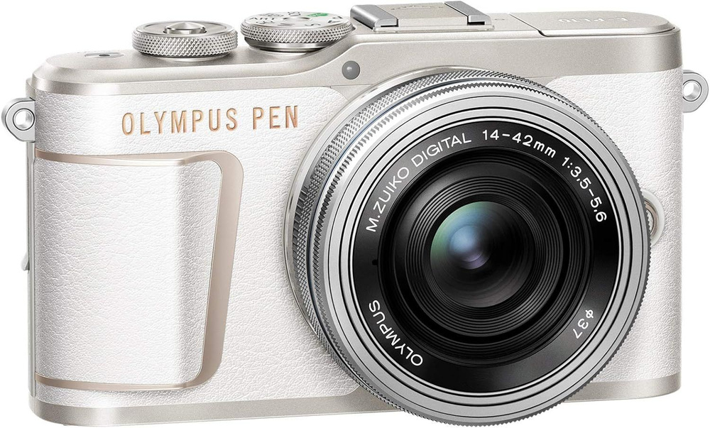 Olympus Компактный фотоаппарат OLYMPUS  PEN  E-PL 10, белый #1