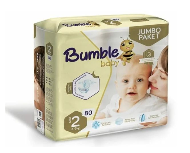 Подгузники Bumble Baby 2, 80 шт #1