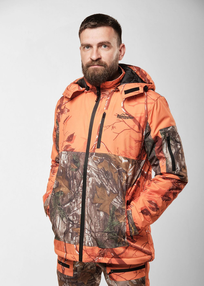 Куртка мужская Hunter Calibre Forest/Orange р. L, 100% полиэстер #1