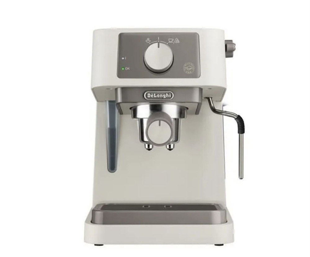 DeLonghi Автоматическая кофемашина EC235.BK1, бежевый, белый #1