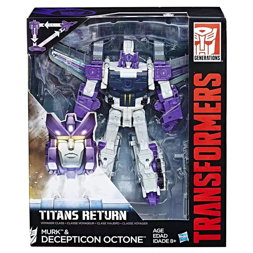 Трансформеры игрушки Hasbro Transformers Generations Titans Return Voyager Class Murk & Decepticon Octone #1