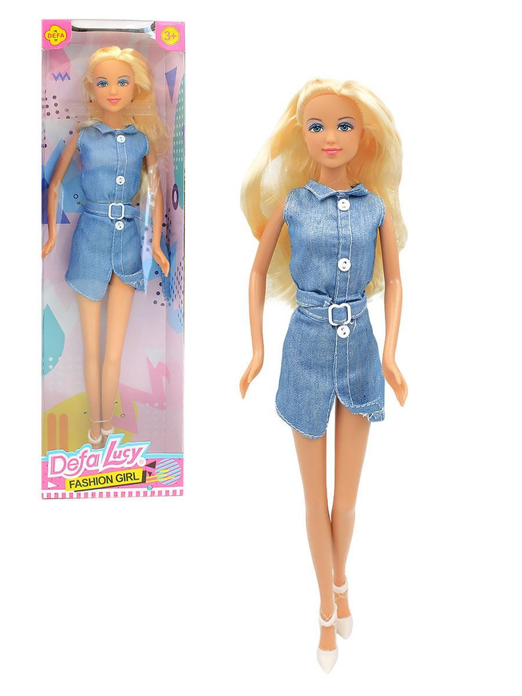 Кукла Defa Lucy Fashion Girl в голубом платье, DF8445-KR3 #1