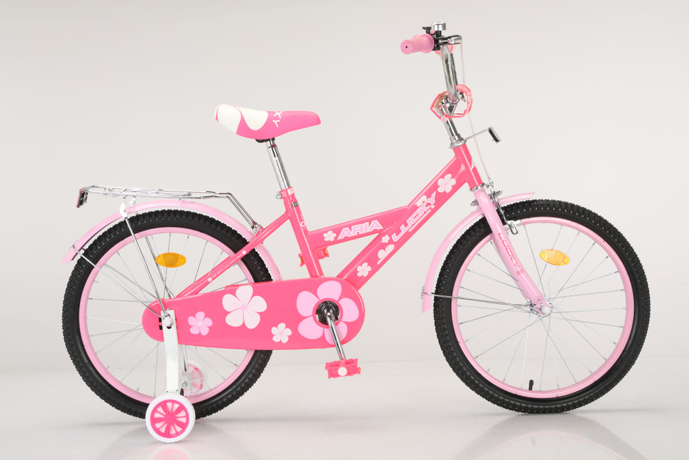 Велосипед детский Lucky колеса 20" дюймов, красный/розовый #1